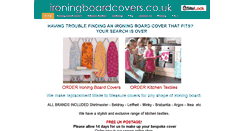 Desktop Screenshot of ironingboardcovers.co.uk