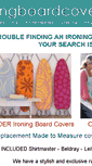 Mobile Screenshot of ironingboardcovers.co.uk