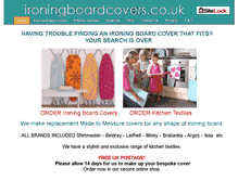 Tablet Screenshot of ironingboardcovers.co.uk